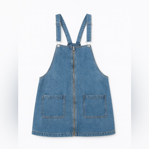 Wild Fable Women's Blue Denim Overalls - Picture 4 of 11
